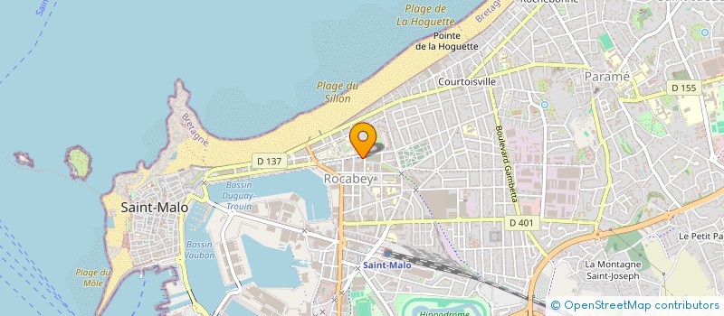 localisation de l'entreprise VDV KINES  SAINT-MALO
