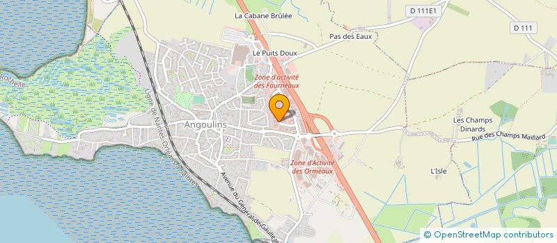 localisation de l'entreprise VDV LR à ANGOULINS