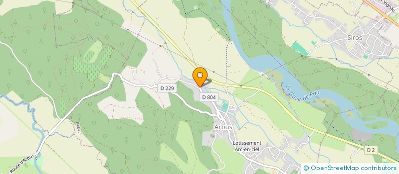 localisation de l'entreprise VDVA INVEST  ARBUS