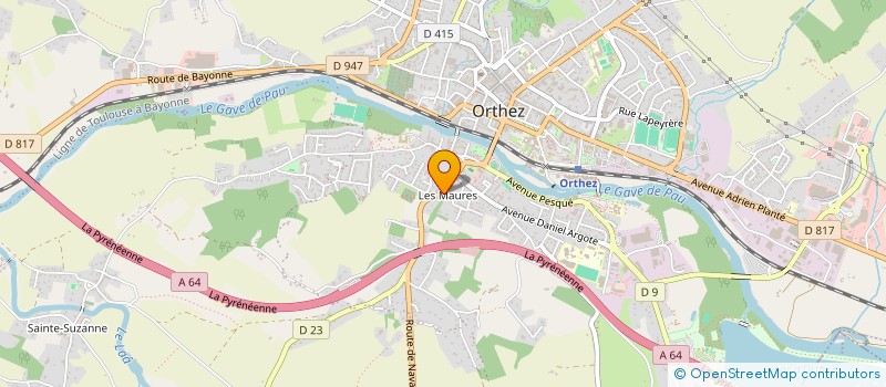 localisation de l'entreprise VDVIAL  ORTHEZ