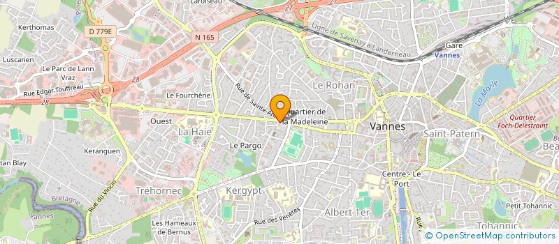 localisation de l'entreprise VDW & CO à VANNES