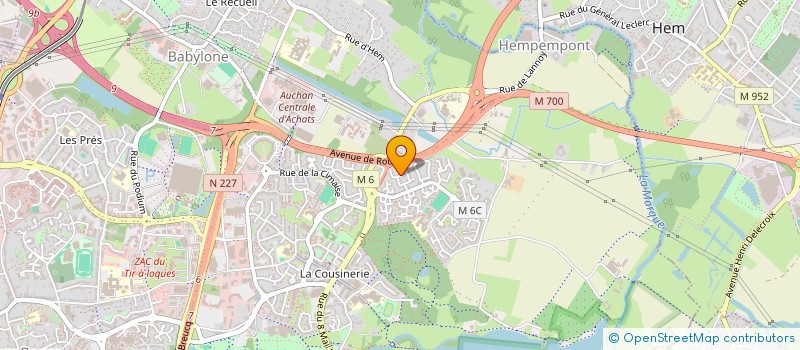localisation de l'entreprise VDW MANAGEMENT à VILLENEUVE-D'ASCQ