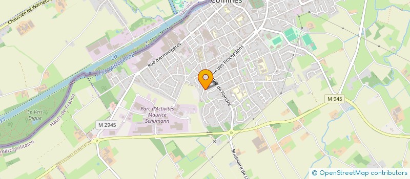 localisation de l'entreprise VDWIMMO  COMINES