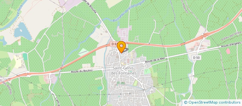 localisation de l'entreprise VE  SAINT-GENIS-DES-FONTAINES