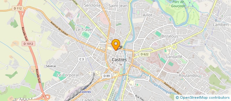 localisation de l'entreprise VE&CO BAT  CASTRES