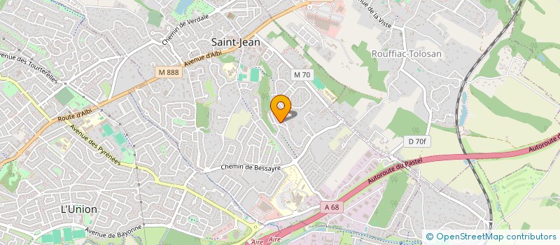 localisation de l'entreprise VE IMMO à SAINT-JEAN