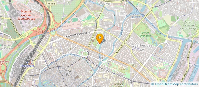localisation de l'entreprise VE'LEC à STRASBOURG
