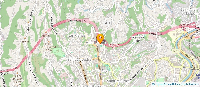 localisation de l'entreprise VE MIYA à NICE