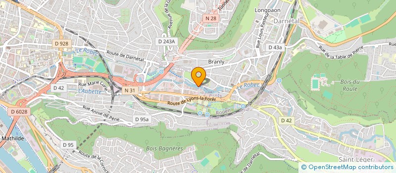 localisation de l'entreprise VE2A  ARCHI à ROUEN