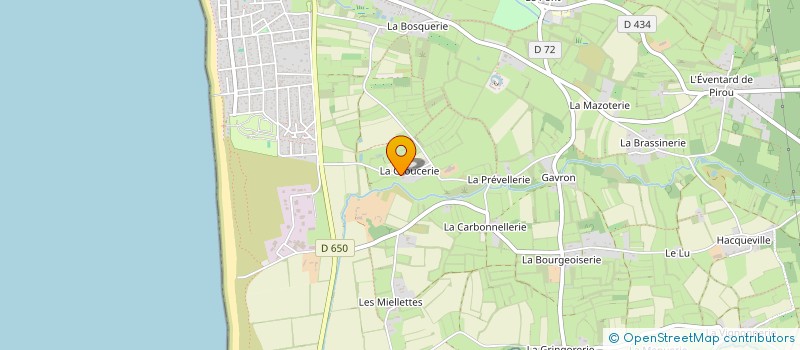 localisation de l'entreprise VEA à PIROU