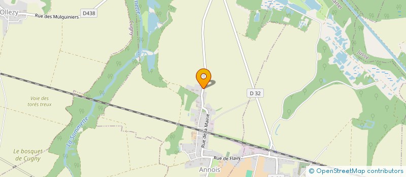 localisation de l'entreprise VEA HORIZON  ANNOIS