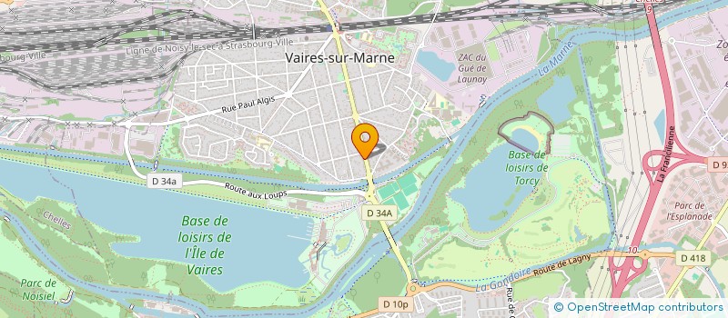 localisation de l'entreprise VEAK  VAIRES-SUR-MARNE