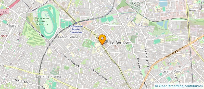 localisation de l'entreprise VEALIS DEVELOPPEMENT à LE BOUSCAT