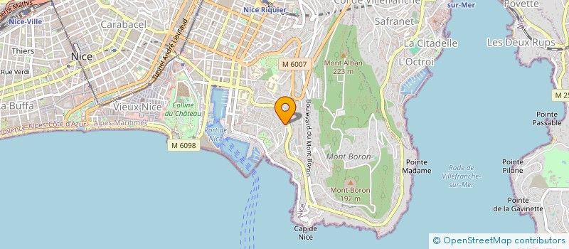 localisation de l'entreprise VEALYS à NICE