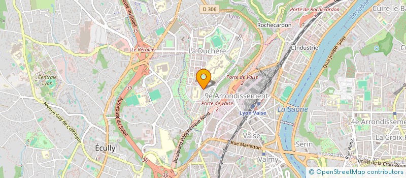 localisation de l'entreprise -VEAT & BIENS-  LYON