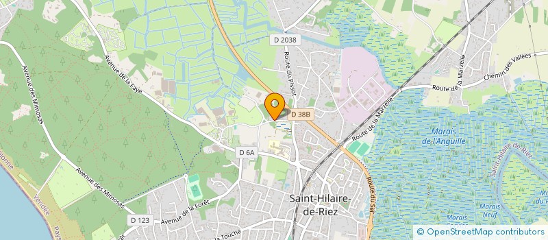 localisation de l'entreprise VEAUX L ET BOURMAUD JM à SAINT-HILAIRE-DE-RIEZ