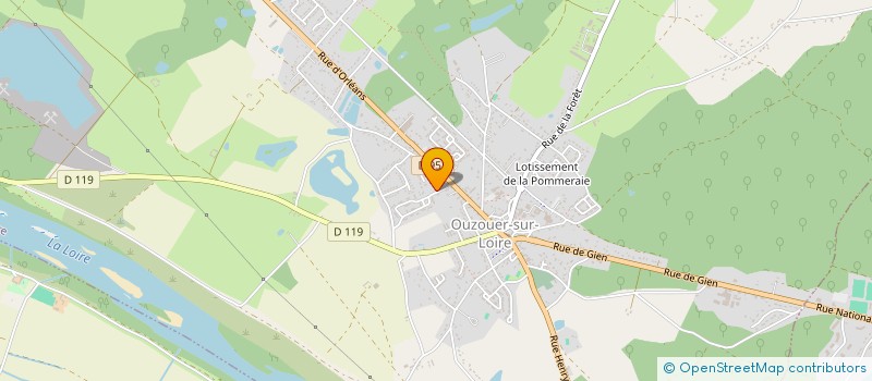 localisation de l'entreprise VEBAL  OUZOUER-SUR-LOIRE
