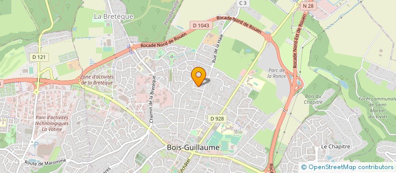 localisation de l'entreprise VEBE à BOIS-GUILLAUME