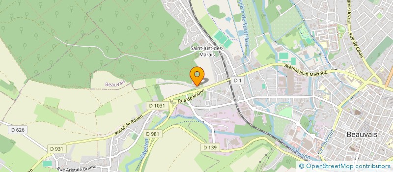 localisation de l'entreprise VEBE à BEAUVAIS