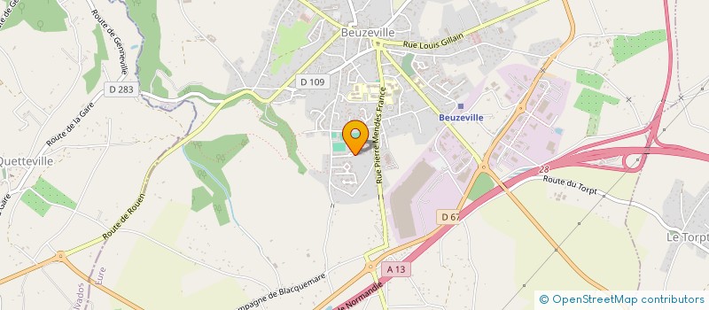 localisation de l'entreprise VEBERT  FIQUEFLEUR-EQUAINVILLE