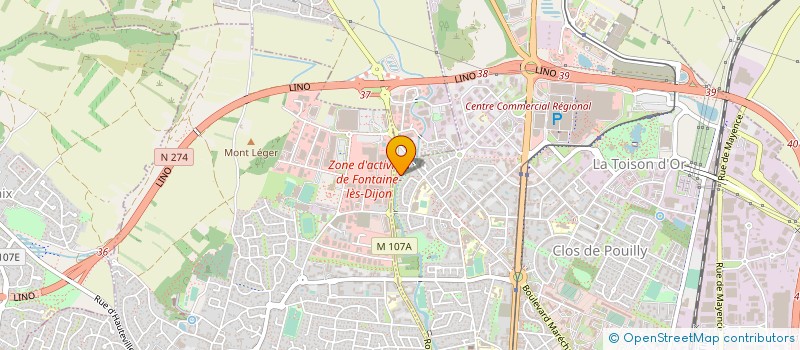 localisation de l'entreprise VEBO à DIJON