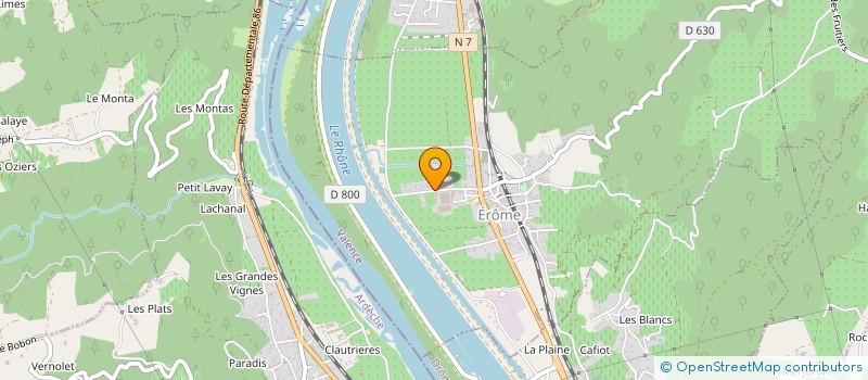 localisation de l'entreprise VEBO MACONNERIE  EROME