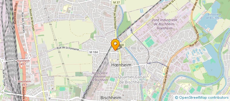 localisation de l'entreprise VEC 2  HNHEIM