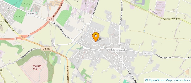 localisation de l'entreprise VEC à CHABEUIL