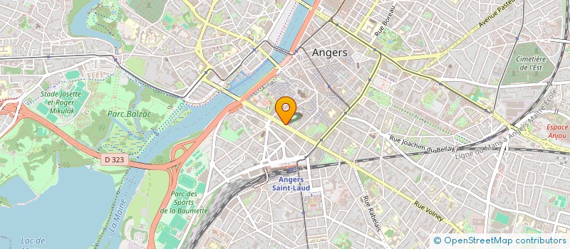 localisation de l'entreprise VECA à ANGERS