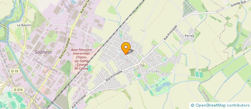 localisation de l'entreprise VECCHI  CRISSEY