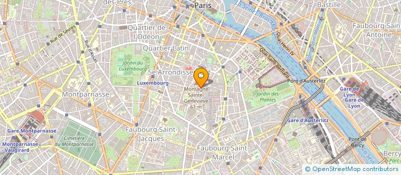localisation de l'entreprise VECHAMBRE RENEE CHAMARD YVONNE à PARIS