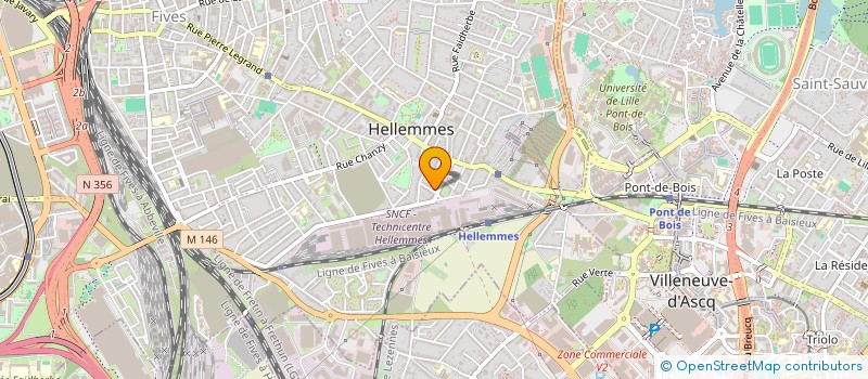 localisation de l'entreprise VECHRIS à LILLE