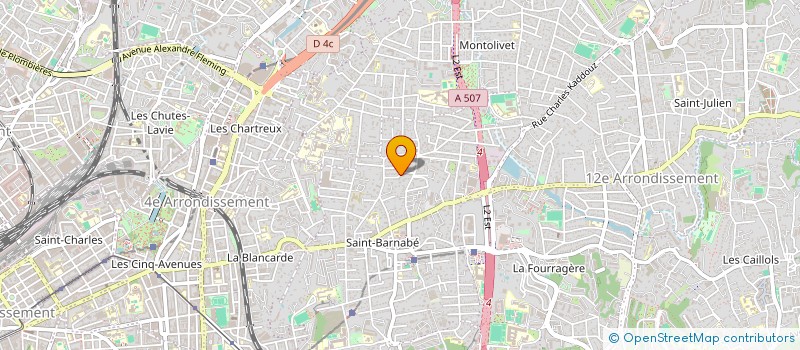 localisation de l'entreprise VECLEA à MARSEILLE 12EME
