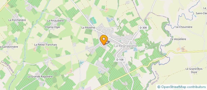 localisation de l'entreprise VECO à LA REGRIPPIERE