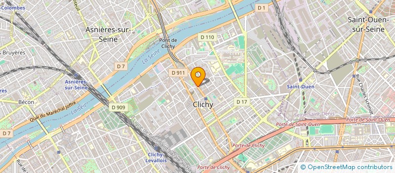 localisation de l'entreprise VECOP à CLICHY