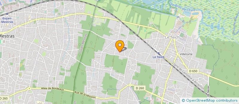 localisation de l'entreprise VECRITIMA  LE TEICH