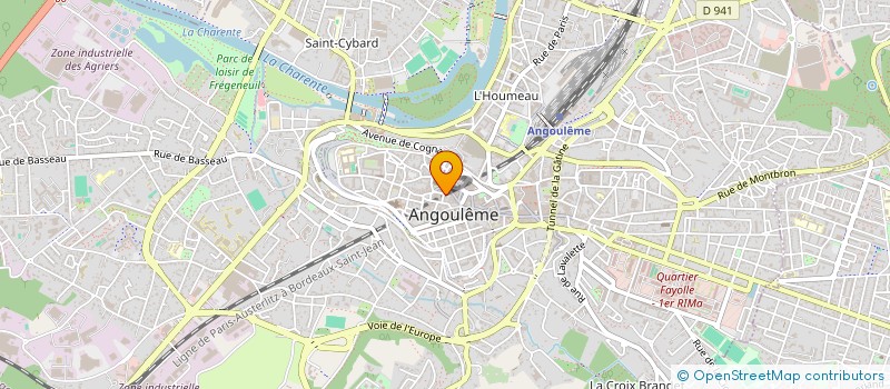 localisation de l'entreprise VECSI à ANGOULEME
