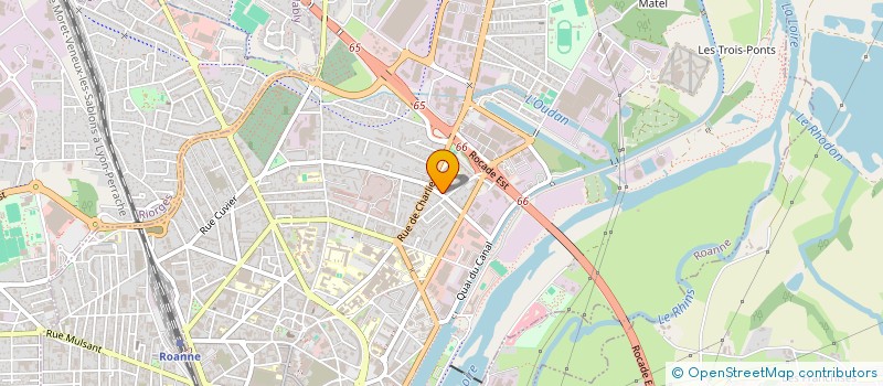 localisation de l'entreprise VECT à ROANNE