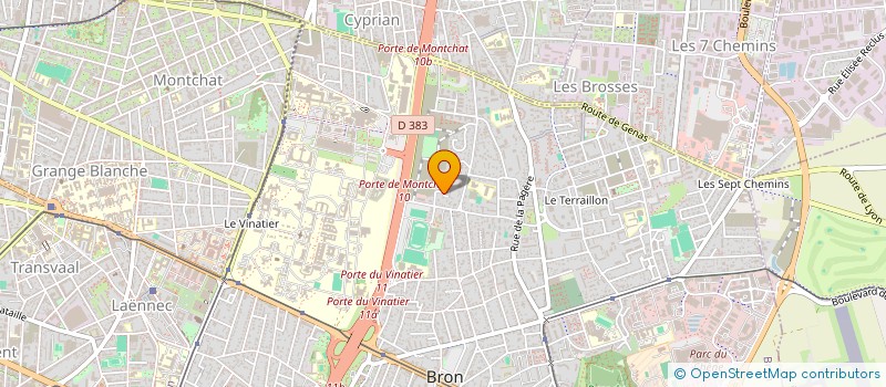 localisation de l'entreprise VECT II  BRON