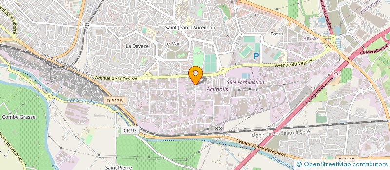 localisation de l'entreprise VECTALIA BEZIERS MEDITERRANEE  BEZIERS