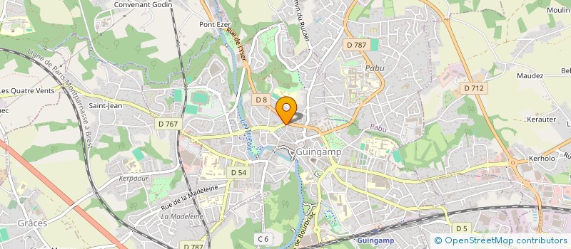 localisation de l'entreprise VECTARIS  GUINGAMP