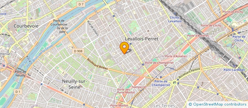 localisation de l'entreprise VECTEUR 24 à LEVALLOIS-PERRET