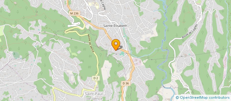 localisation de l'entreprise VECTEUR A à VENCE
