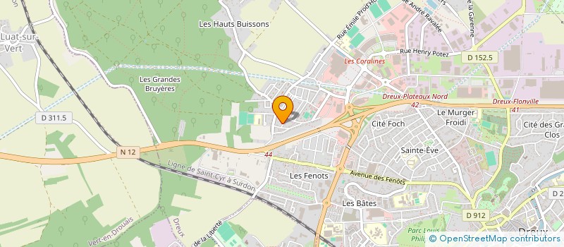 localisation de l'entreprise VECTEUR-SERTHEC à DREUX