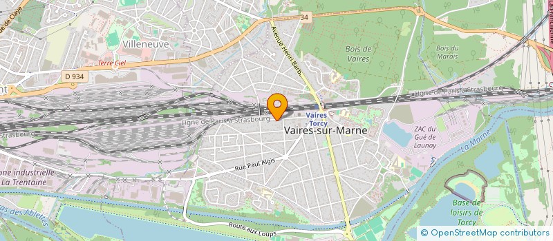 localisation de l'entreprise VECTEUR SPORTS à VAIRES-SUR-MARNE