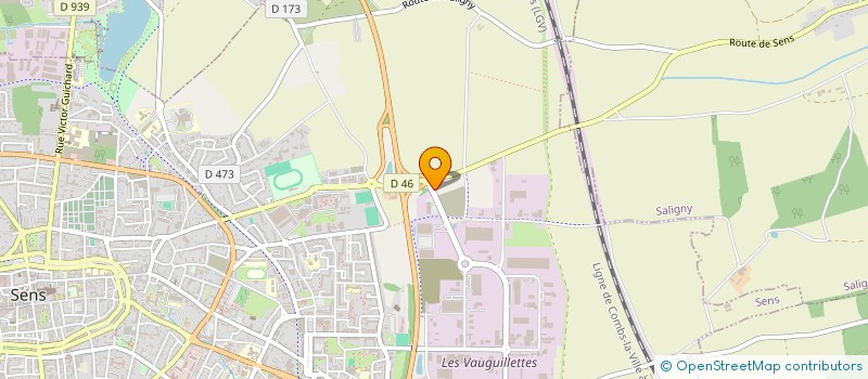 localisation de l'entreprise VECTEUR SUD 1 à SENS