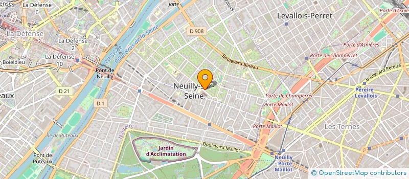 localisation de l'entreprise VECTEUR SUD CHATILLON à NEUILLY-SUR-SEINE