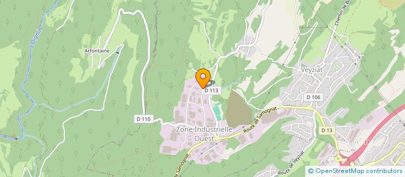 localisation de l'entreprise VECTEUR U à OYONNAX