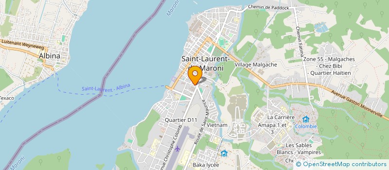 localisation de l'entreprise VECTEURELEC à SAINT-LAURENT-DU-MARONI