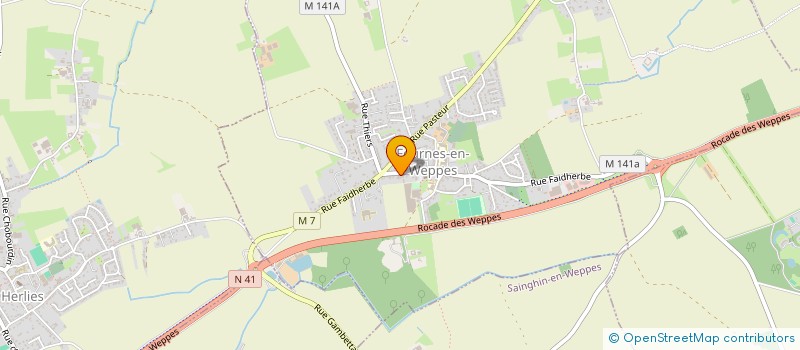 localisation de l'entreprise VECTI CONSEIL  FOURNES-EN-WEPPES